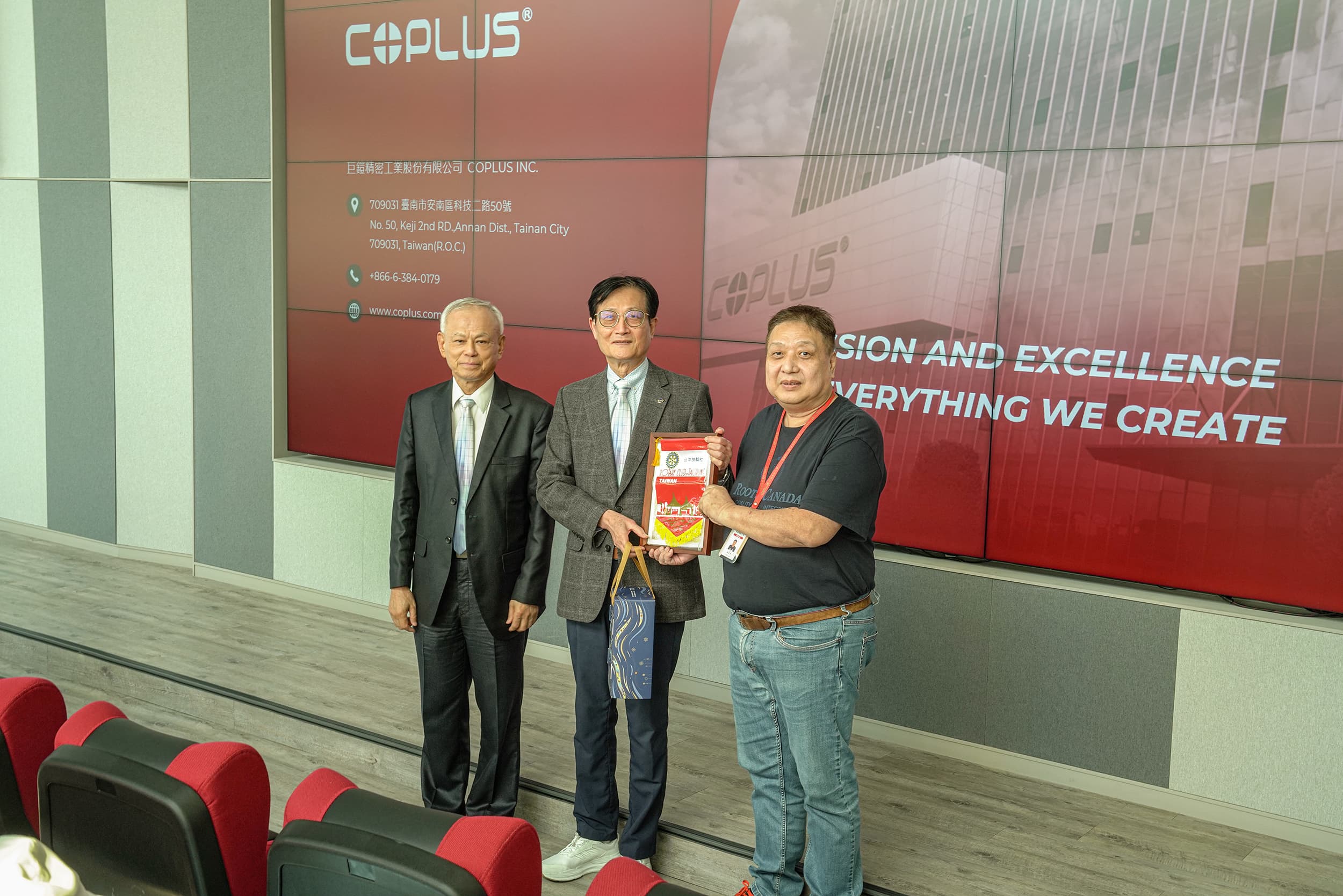 感謝台中扶輪社蒞臨參訪 加強產業交流與合作契機