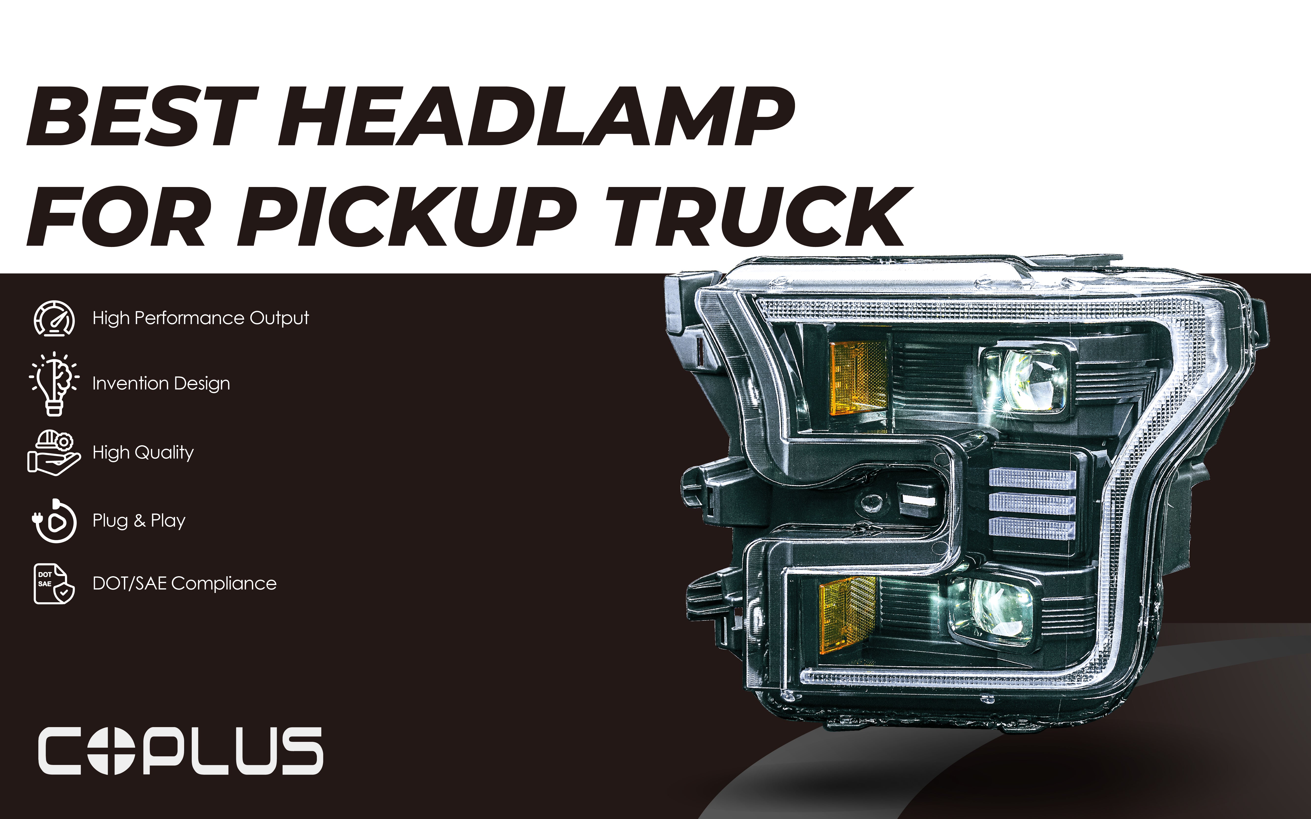 2015-2017 FORD F150 Headlight
