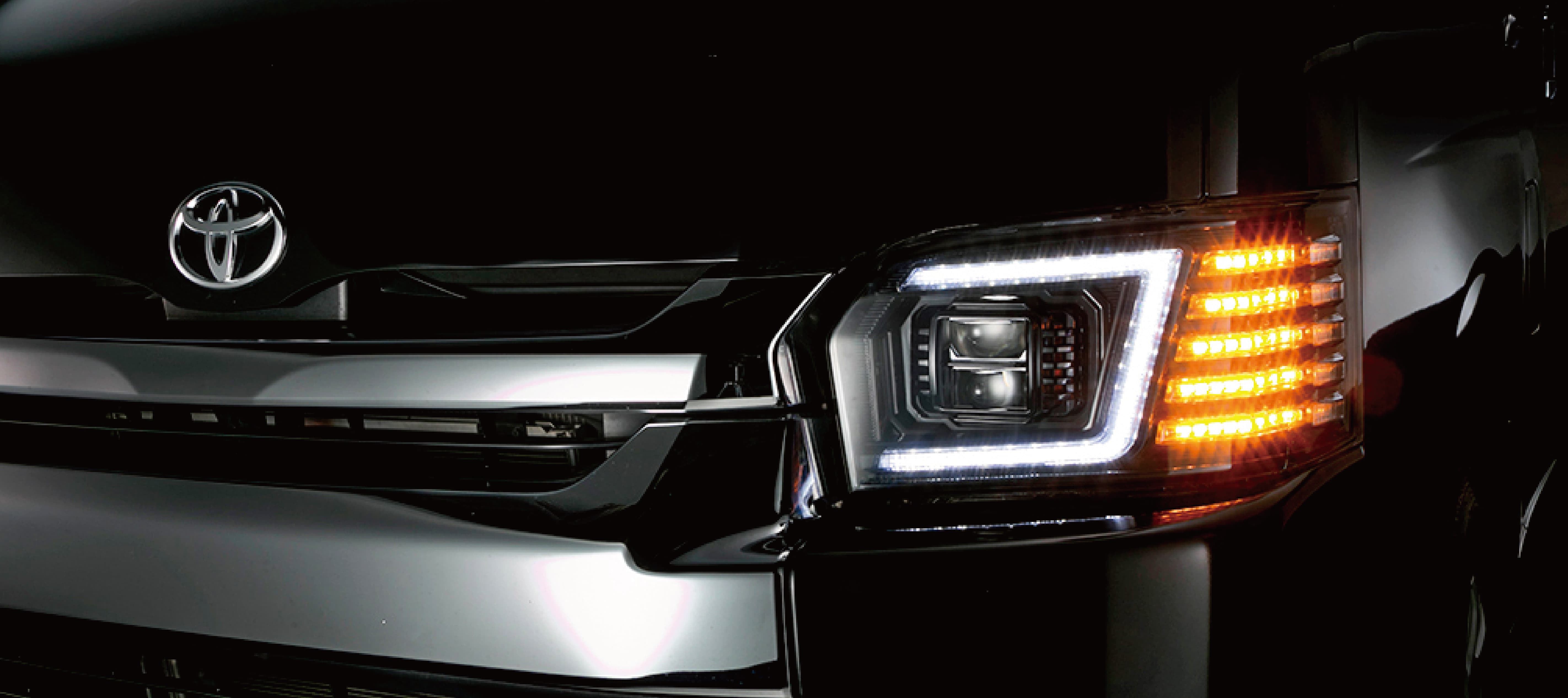 2013+ TOYOTA HIACE H200 headlight