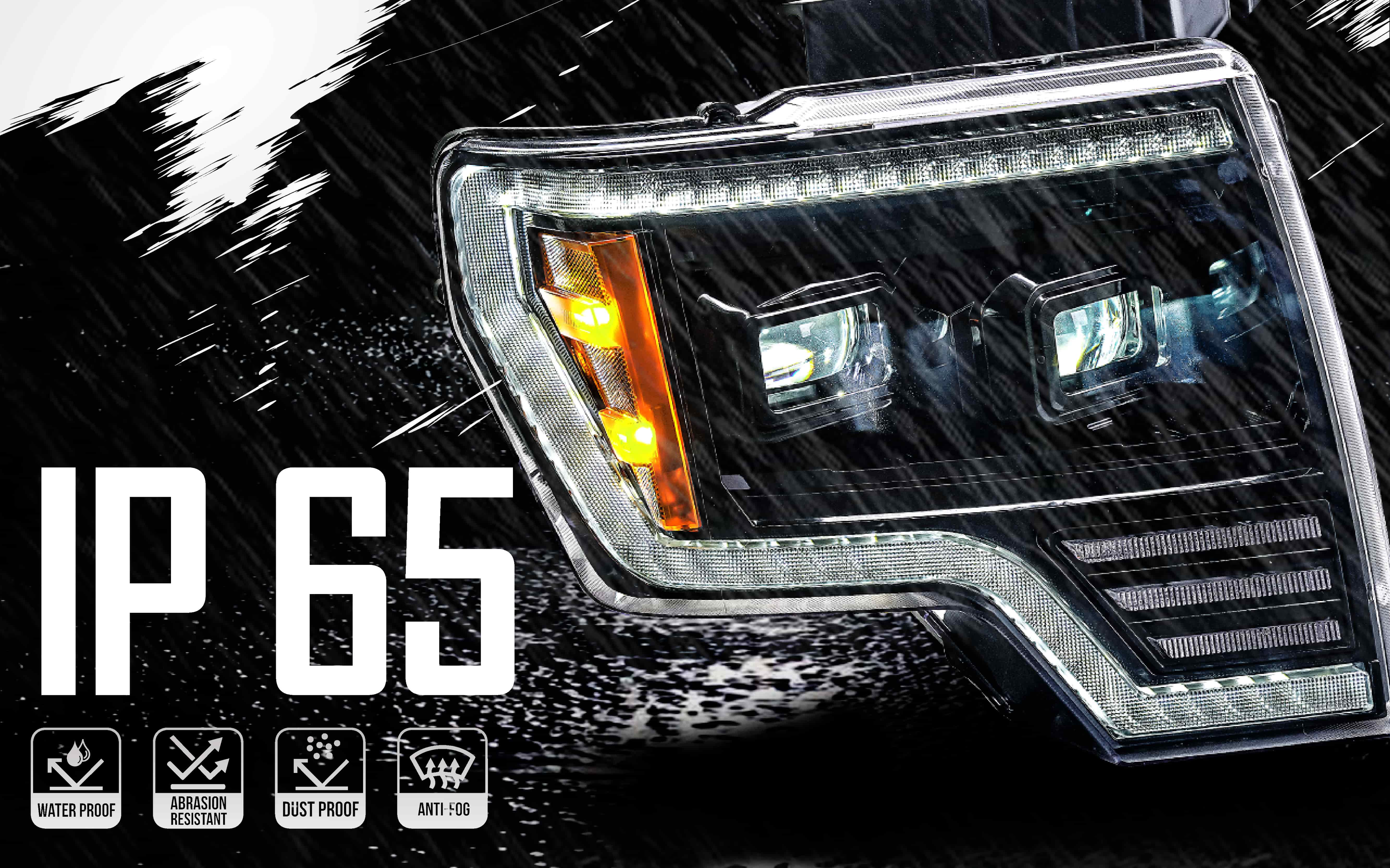 2009-2014 FORD F150 頭燈