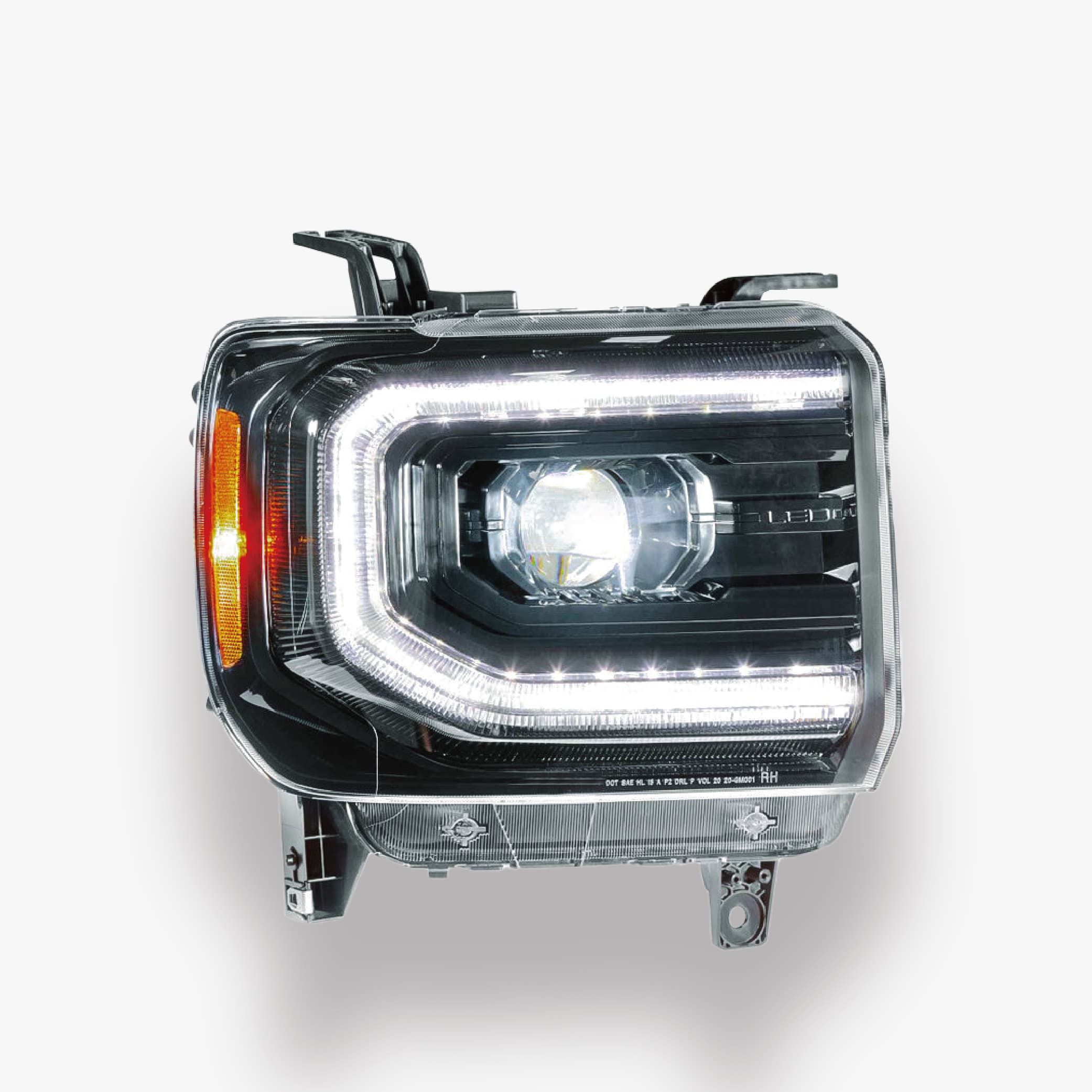 2014-2019 GMC Sierra headlights